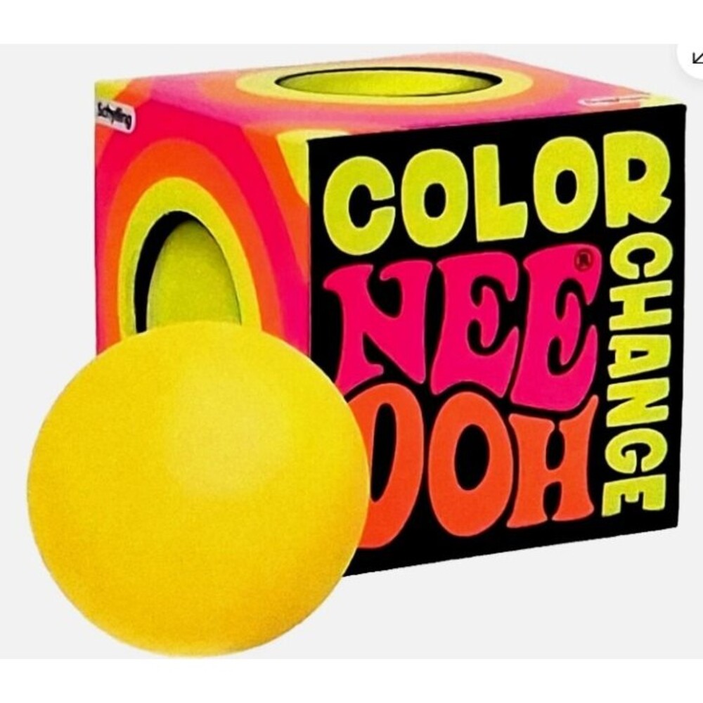 NEW Schylling Color Changing Nee Doh 20158F Needoh Yellow Change
